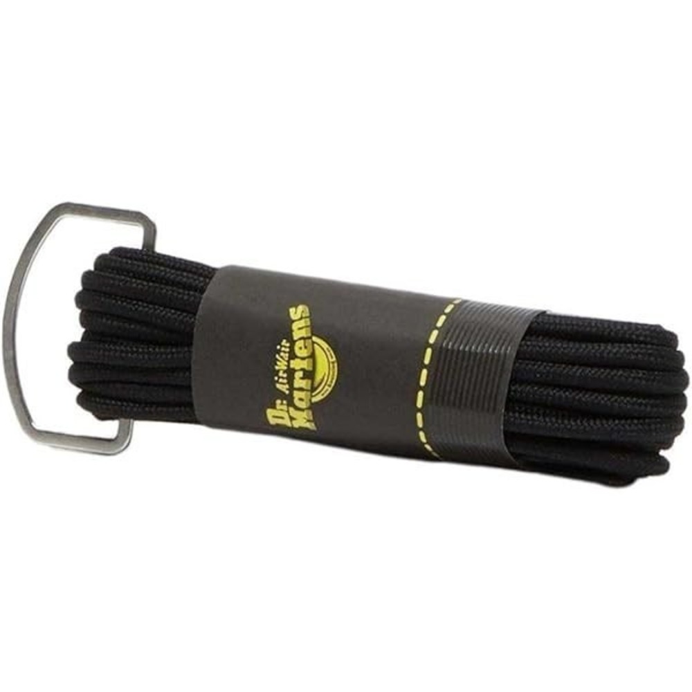 Dr. Doc Martens 55 Inch / 140cm Round Replacement Black Shoe Laces (8-10 Eye)